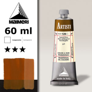 126 - Lacca di ferro (terra Bergamo) 60 ML Colori Olio Artisti Maimeri