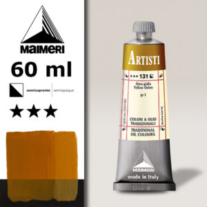 131 - Ocra gialla 60 ML Colori Olio Artisti Maimeri