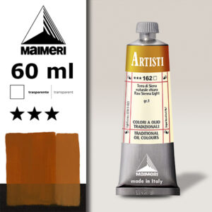 162 - Terra di Siena naturale chiara 60 ML Colori Olio Artisti Maimeri