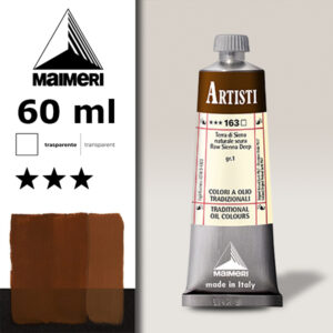 163 - Terra di Siena naturale scura 60 ML Colori Olio Artisti Maimeri