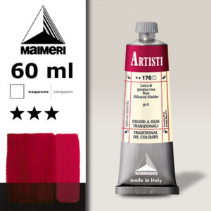 176 - Lacca di garanza rosa 60 ML Colori Olio Artisti Maimeri