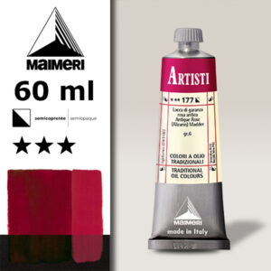 177 - Lacca di garanza rosa antica 60 ML Colori Olio Artisti Maimeri