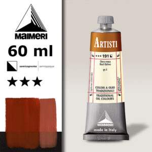 191 - Ocra rossa 60 ML Colori Olio Artisti Maimeri