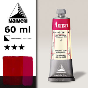 212 - Rosa quinacridone 60 ML Colori Olio Artisti Maimeri