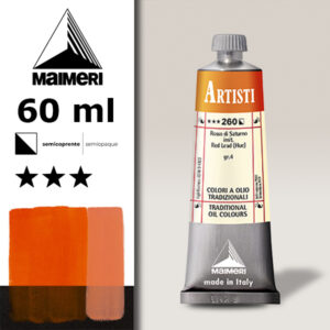 260 - Rosso di Saturno imit. 60 ML Colori Olio Artisti Maimeri