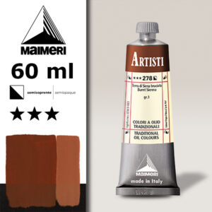 278 - Terra di Siena bruciata 60 ML Colori Olio Artisti Maimeri