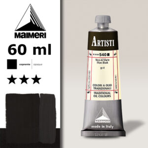 540 - Nero di Marte 60 ML Colori Olio Artisti Maimeri