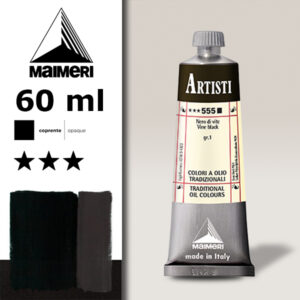 555 - Nero di vite 60 ML Colori Olio Artisti Maimeri