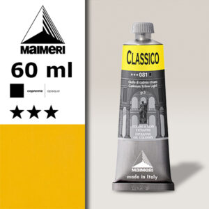 081 - Giallo di cadmio chiaro 60 ML Colori Olio Classico Maimeri