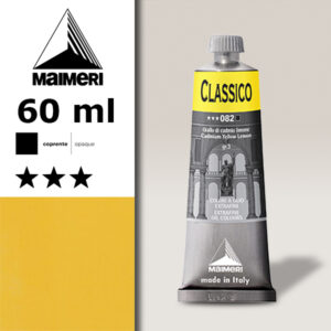 082 - Giallo di cadmio limone 60 ML Colori Olio Classico Maimeri