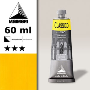 116 - Giallo primario 60 ML Colori Olio Classico Maimeri