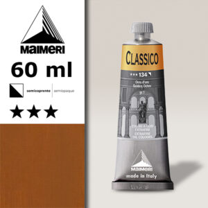 134 - Ocra d'Oro 60 ML Colori Olio Classico Maimeri
