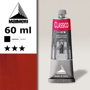 167 - Carminio permanente 60 ML Colori Olio Classico Maimeri