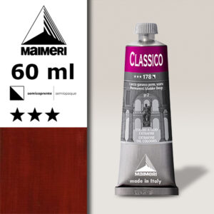 178 - Lacca garanza permanente scura 60 ML Colori Olio Classico Maimeri