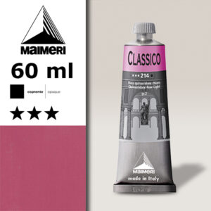 214 - Rosa quinacridone chiaro 60 ML Colori Olio Classico Maimeri