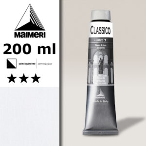 020 - Bianco di Zinco 200 ML Colori Olio Classico Maimeri