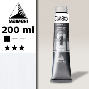 026- Superbianco Rapido 200 ML Colori Olio Classico Maimeri