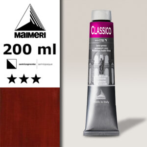 178 - Lacca Garanza Permanente scura 200 ML Colori Olio Classico Maimeri