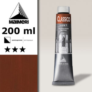 278 - Terra di Siena Bruciata 200 ML Colori Olio Classico Maimeri