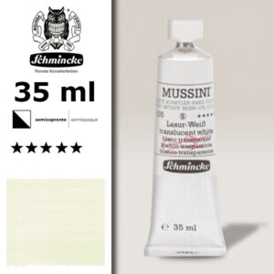 105 - Bianco Trasparente S5 Colore a Olio 35 ML Mussini