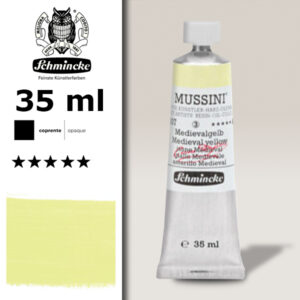 207 - Giallo Medievale S3 Colore a Olio 35 ML Mussini