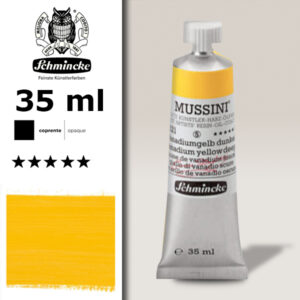221 - Giallo di Vanadio Scuro S5 Colore a Olio 35 ML Mussini