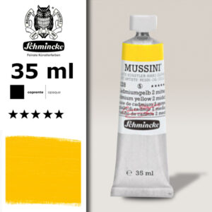 228 - Giallo di Cadmio 2 Medio S5 Colore a Olio 35 ML Mussini