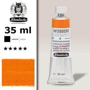 230 - Arancio di Cadmio S6 Colore a Olio 35 ML Mussini