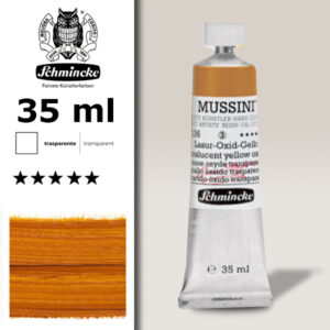 236 - Giallo Ossido Trasparente S3 Colore a Olio 35 ML Mussini