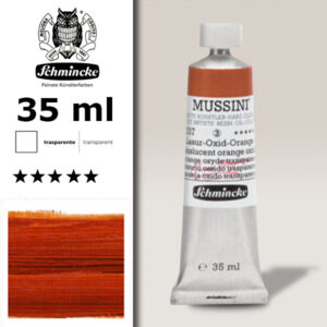 237 - Arancio Ossido Trasparente S3 Colore a Olio 35 ML Mussini