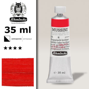 344 - Lacca di Garanza Brillante S4 Colore a Olio 35 ML Mussini