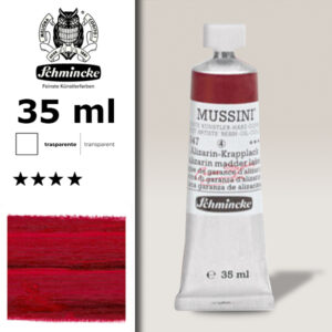 347 - Lacca di Garanza d'Alizarina S4 Colore a Olio 35 ML Mussini