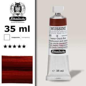 365 - Rosso Ossido Trasparente S3 Colore a Olio 35 ML Mussini
