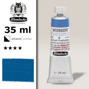 475 - Blu Ceruleo di Cobalto S6 Colore a Olio 35 ML Mussini