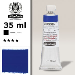479 - Tinta Blu di Cobalto S1 Colore a Olio 35 ML Mussini