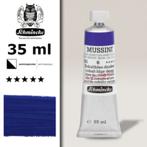 481 - Blu di Cobalto Scuro S6 Colore a Olio 35 ML Mussini