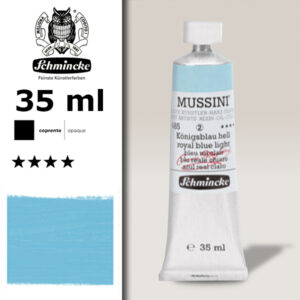 485 - Blu Reale Chiaro S2 Colore a Olio 35 ML Mussini