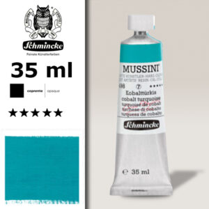 498 - Turchese di Cobalto S6 Colore a Olio 35 ML Mussini