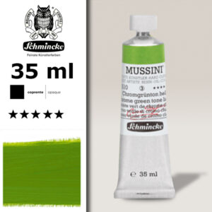 510 - Tinta Verde di Cromo Chiaro S3 Colore a Olio 35 ML Mussini