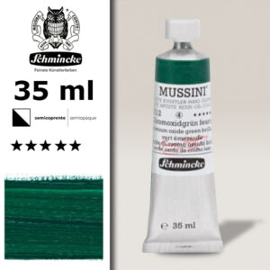 512 - Verde di Cromo Ossido Brill. S4 Colore a Olio 35 ML Mussini