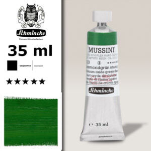 513 - Verde di Cromo Ossido Opaco S3 Colore a Olio 35 ML Mussini