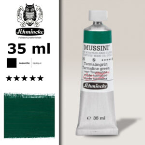 536 - Verde Turmalino S5 Colore a Olio 35 ML Mussini