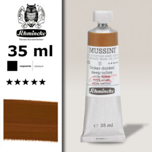 653 - Ocra Scuro S1 Colore a Olio 35 ML Mussini