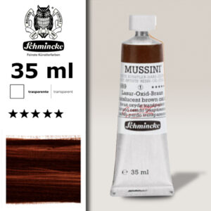 669 - Bruno Ossido Trasparente S1 Colore a Olio 35 ML Mussini