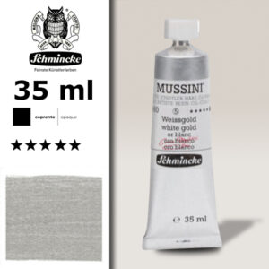 860 - Oro Bianco S4 Colore a Olio 35 ML Mussini