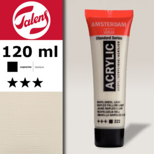 222 - Giallo Napoli Chiaro Acrilico 120 ML Amsterdam Acrylic Talens