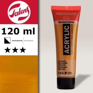231 - Ocra Oro Acrilico 120 ML Amsterdam Acrylic Talens