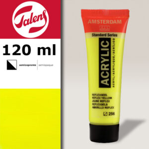 256 - Giallo Reflex Acrilico 120 ML Amsterdam Acrylic Talens