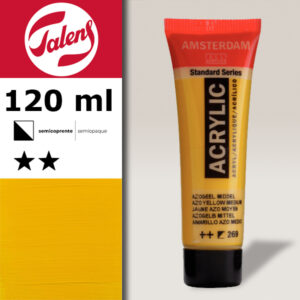 269 - Giallo Azoico Medio Acrilico 120 ML Amsterdam Acrylic Talens
