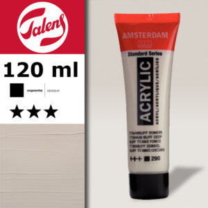 290 - Titanio Giallastro Scuro Acrilico 120 ML Amsterdam Acrylic Talens